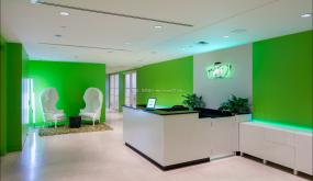 最新体育运动公司前台设计装饰效果图