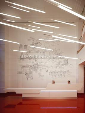 最新传媒文化公司玻璃隔断效果图