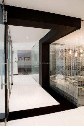 2018外国公司玻璃隔断装修效果图