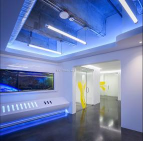 传媒文化公司玻璃隔断装饰装修效果图大全