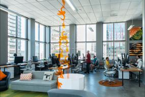 金融公司吊顶装修高清图片