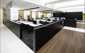 贸易公司吊顶设计装修效果图