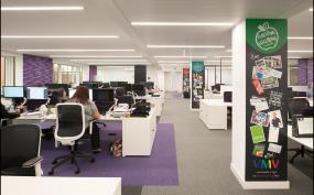 贸易公司吊顶装修方案效果图