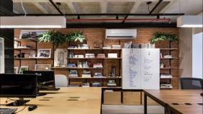 电子科技公司吊顶装修实景图图片