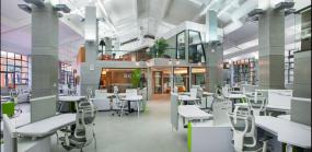 最新传媒文化公司吊顶效果图