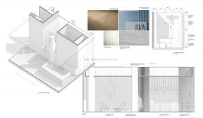 展厅平面布置设计与装修效果图