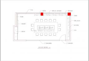 展厅平面布置装饰效果图