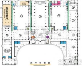 展厅平面装修实景图图片大全