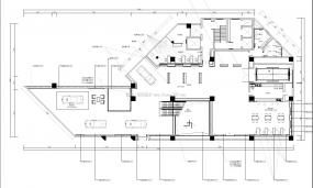 展厅平面布置装修实物图片