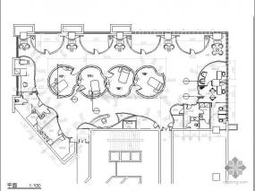 展厅平面布置精装修设计图片