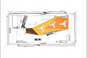 展厅平面装修实景图图片