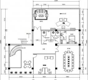 展厅平面布置装修设计图片