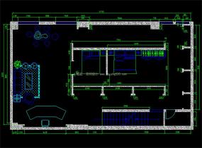 展厅平面布置装修高清图片
