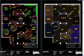 展厅平面装修效果图大全