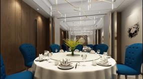 中式快餐店设计装修效果图片大全