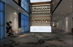 2018年中式快餐店装修效果图