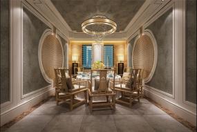 中式快餐店装修设计图片