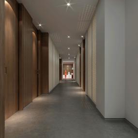 中式快餐店装饰效果图大全