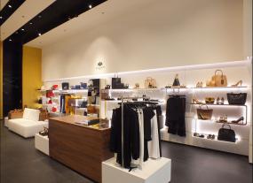 鞋帽店展柜设计装潢图片