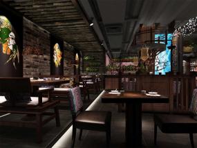 菜馆装饰效果图片