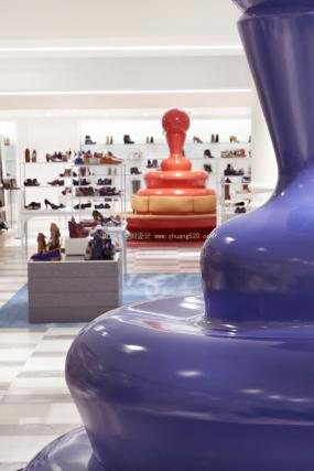 鞋帽店展柜装饰装修图片