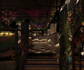 最新菜馆装修设计图片