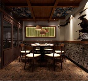高端菜馆装修效果图