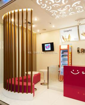 冰淇淋店装修实景图图片