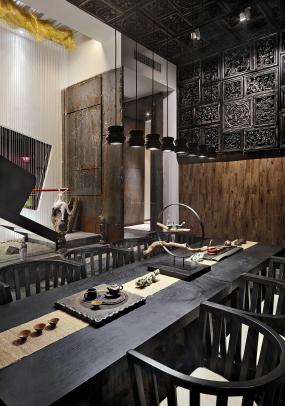 外国茶餐厅装饰效果图大全