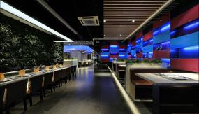 烧烤店室内装修效果图大全