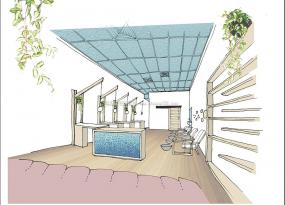 外国美甲店装修设计效果图片