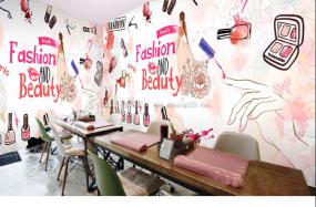 专业国外美甲店装修设计图片