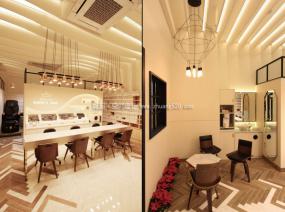 国外美甲店室内装修效果图大全