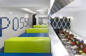 高端冰淇淋加盟店装修效果图