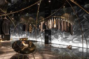 品牌女装店装潢效果图片