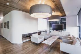 写字楼木地板设计装饰效果图