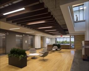 写字楼强化木地板装修效果图大全