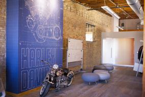 写字楼强化木地板装饰效果图大全