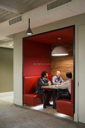 办公室休息区装修实物图片