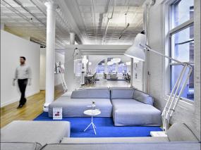 办公室环保强化木地板装修图片大全