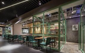 最新韩式甜品店装饰实景图