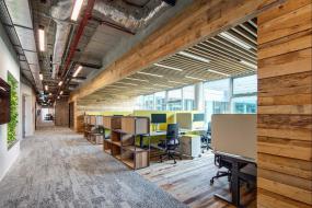 最新办公室复合实木地板效果图