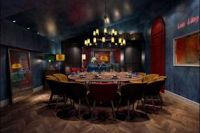 西餐店装修实物图片