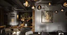 西餐店装修高清效果图