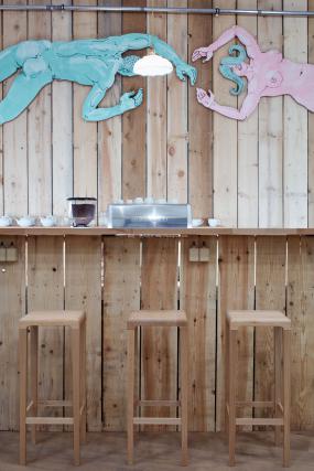 写字楼木地板瓷砖装饰效果图片