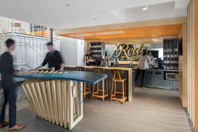 办公室仿木地板瓷砖装饰设计图片大全