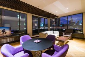 办公室三层复合实木地板装饰装修效果图大全