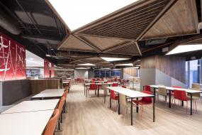 最新办公室负离子木地板装饰设计图