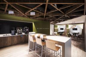 办公室负离子木地板设计效果图片