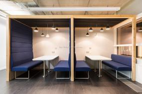 办公室负离子木地板设计装修效果图